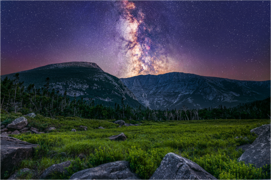 Milky Way Over Mount Katahdin, Maine
